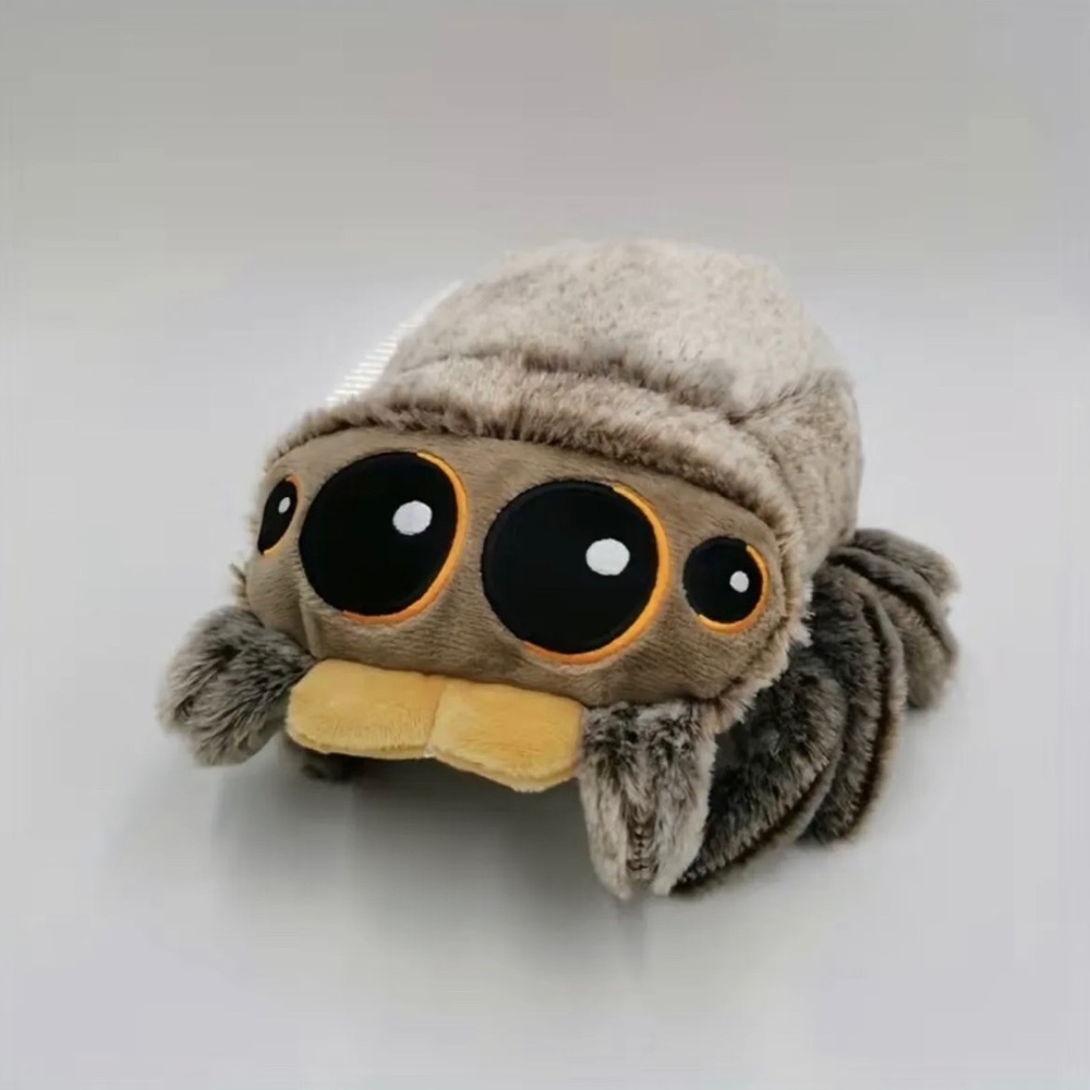 Lucas The Spider Plush Stuffed Jumping Spider